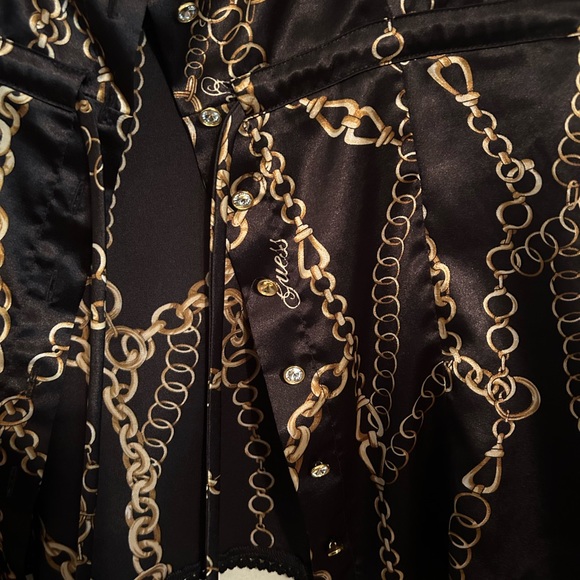 GUESS Button Down Blouse - Picture 5 of 6